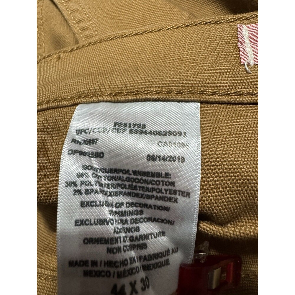DICKIES Flex Regular Fit Cargo Pants Mens 44x30 Brown Duck DP902SBD NWT - Picture 14 of 15